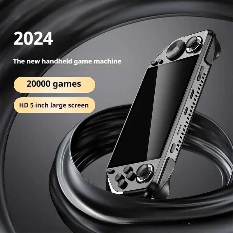 E6 Handheld-Spielemaschine konkurriert mit der neuen großen 3D-Handheld-Spielekonsole mit 5-Zoll-Großbildschirm, tragbare Spielekonsole