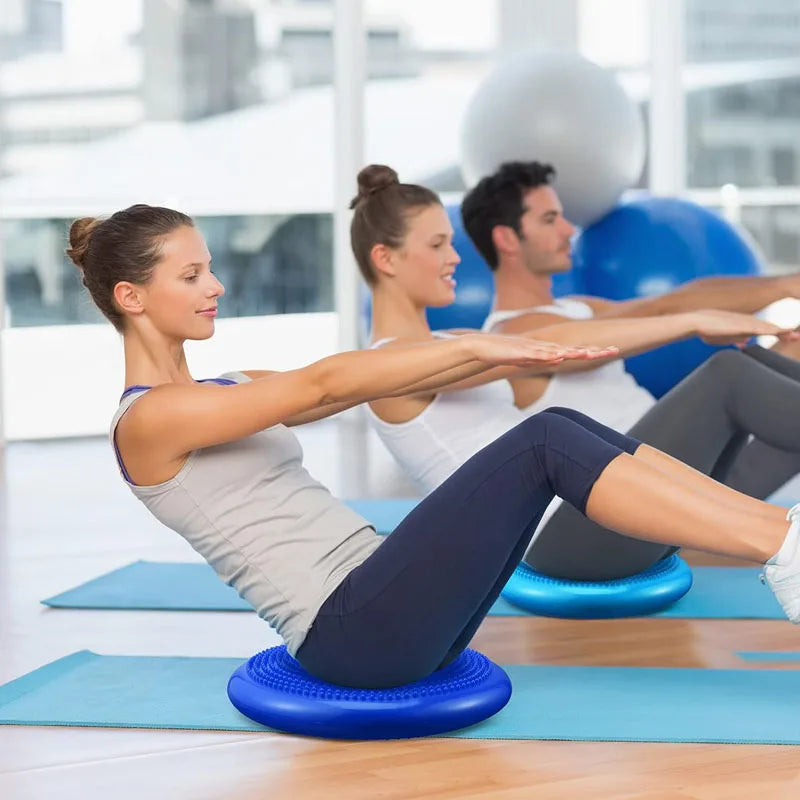 Aufblasbares Therapiekissen für Physiotherapie, Autismus, ADHS, sensorisches Gleichgewicht, Spielzeug für Kinder und Erwachsene, lustige Familienspiele