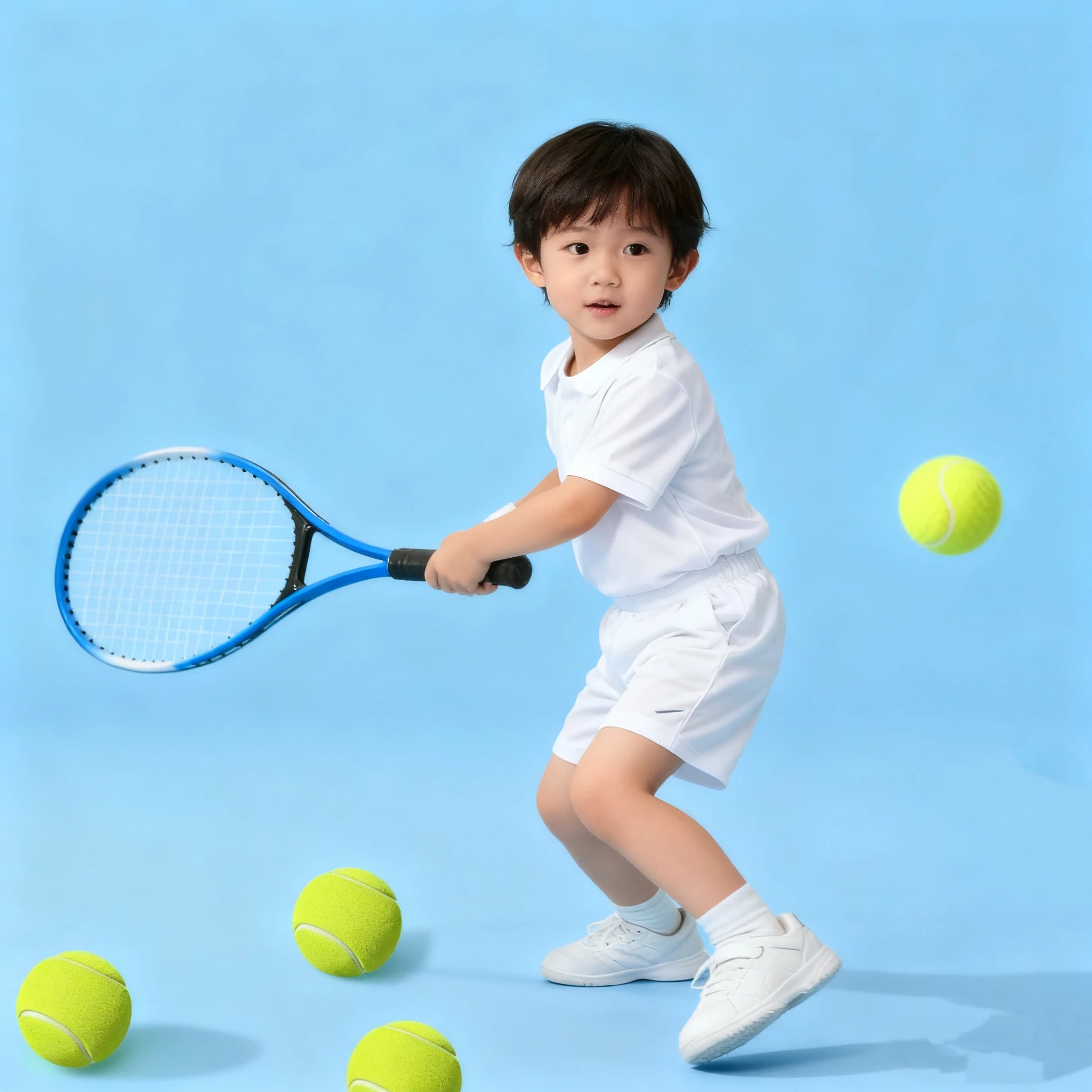 Rot Blau Kinder Tennisschläger Trainingsschläger Professioneller Tennisschläger Eltern-Kind Interaktiv Stoßfest Anfängerschläger Unisex