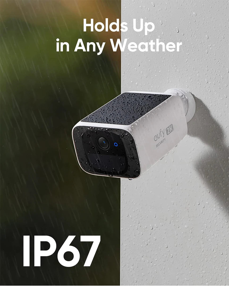 (EU-Lager) eufy security S220 SoloCam Solar-Überwachungskamera, kabellose Außenkamera, kontinuierliche Stromversorgung, 2K-Auflösung, kabellos