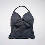 Gym Schöner offener Rücken BH Laufen Training Impact Neckholder Longline Trägertop Sport Yoga Weste Damen Fitness Tank Top