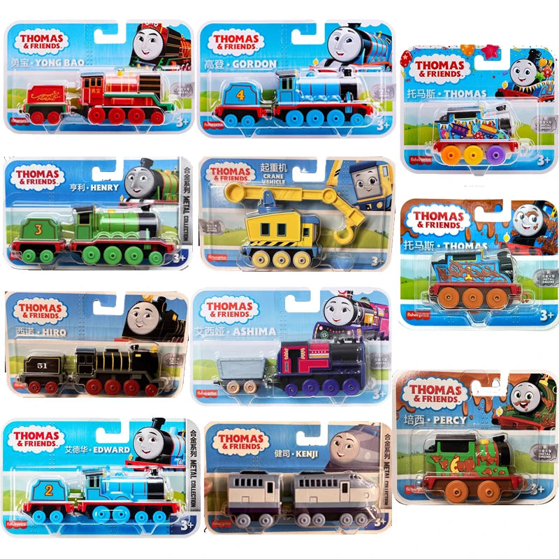 Echte Thomas & seine Freunde Zug Metall Diecast Lokomotive Edward Henry Ashima Bruno Kenji Trackmaster Jungen Spielzeug Kollektion Modelle