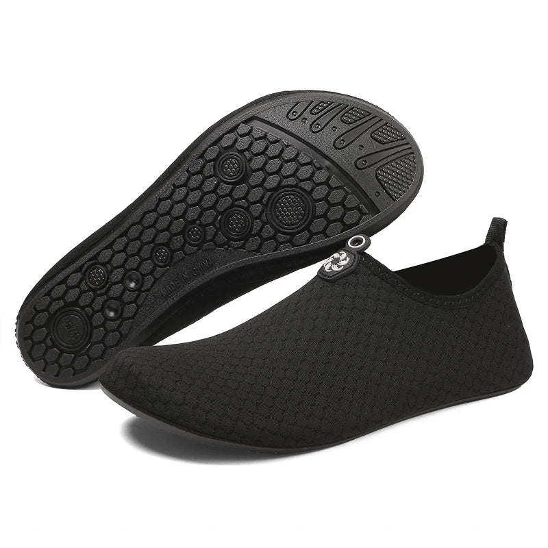 Unisex Badeschuhe Schnell Trocknend Rutschfeste Aqua-Schuhe Atmungsaktive Strandschuhe Tauchschuhe Watschuhe Sneaker für Herren Damen Outdoor Sp
