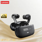Choice Lenovo LE208 Kabellose Lederkopfhörer Bluetooth 6.0 ENC Kopfhörer Rauschunterdrückung Headset Geringe Latenz Gaming-Headset