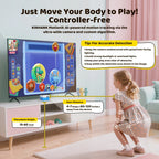 KINHANK MotionX Aktives Spielsystem für Kinder & Familien Videospielkonsole für fortlaufende Updates Kinderspielzeug für körperliche Aktivität im Innenbereich