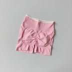 2-TEILIGER Yoga-Anzug Nahtlos mit Brustpolster Enge Sport-BHs und High-Waist-Shorts zum Draußen Tragen, Laufen, Training, Fitness, Yoga-Set