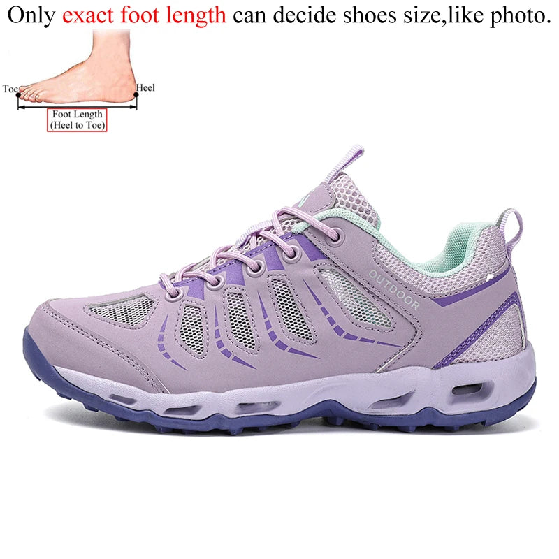 Summer Mens Trekking Shoes Hiking Shoes Women Trail Running Shoes Outdoor Sneakers Upstrem Aqua Water Shoes Hike Anti-Skid Grip