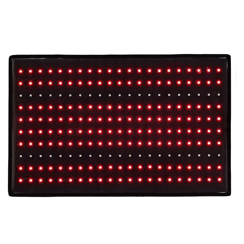Rotlichttherapie-Matte, großes Rotlichttherapie-Pad mit Controller, Pulsmodus 660nm & 850nm Nahinfrarotlichttherapie-Gürtel