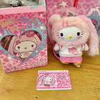 Echte Hello-Kitty Pop Star Samt-Anhänger-Serie Vinyl-Puppe Überraschungsbox Trendiges Kawaii Überraschungsgeschenk Süßes Trendiges Überraschungsbox-Spielzeug