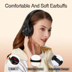 Herren Geschenk Gold Wireless Kopfhörer Bluetooth Kopfhörer Stereo Headset Spiel mit eingebautem Mikrofon, universell für Android und iOS
