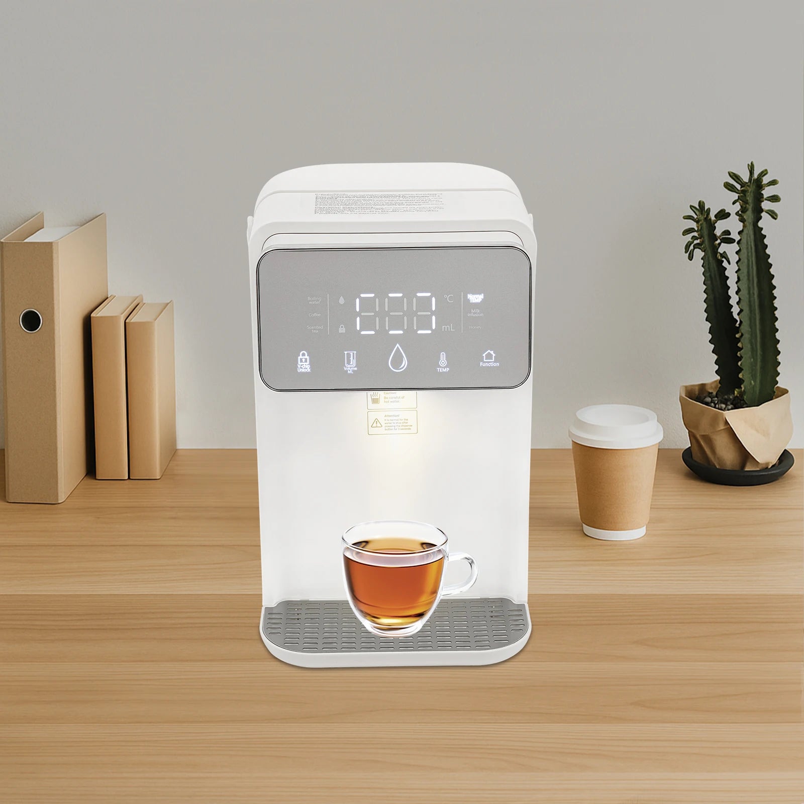 2000W Heißwasser-Sofortbereiter mit Digitalanzeige, 2,9 L Wassertank Temperatur (25–99°C) Wassermenge (150–500 ml) Hauptbild