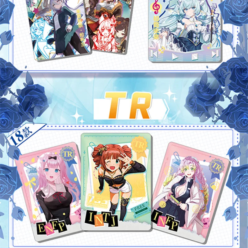 New Goddess Story Card Fufeng Kapitel Bunte Blitzkarte Anime-Charakter-Sammelkartenspiele Spielzeug Kindergeschenke
