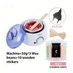 200CC Wax Heater Warmer Hair Removal Machine For Hand Foot Body SPA Epilator Paraffin Wax Pot +Wax Beans + Wood Sticks