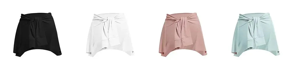 Fitness-Rock, Hüftabdeckung, Workout-Fitness-Bekleidung, Tanz-Ballett-Röcke für Damen, Sport-Yoga-Kleid, kurzer Oberschenkel-Abdeckungsrock