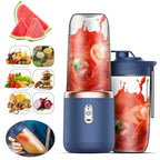 400ml Mini-Mixer 6 Klingen, tragbarer Smoothie Maker mit 21000 U/min, USB wiederaufladbar, multifunktionaler Entsafterbecher für Milchshakes