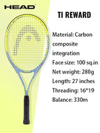 HEAD Carbon Composite Integration Tennisschläger für Anfänger Damen Herren Studenten Einzel-Trainingsschläger