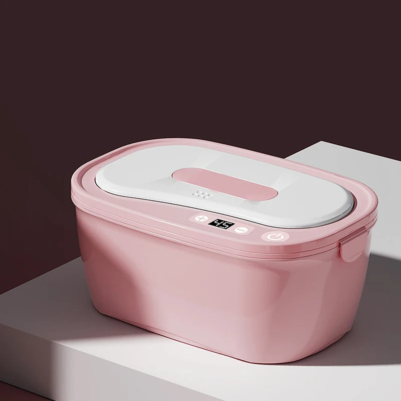 DMWD Haushalt Feuchttücherwärmer Elektrischer Baby-Feuchttuchwärmer Tragbare Heizbox Feuchttuchspender Thermostat 45–55 ℃ 220