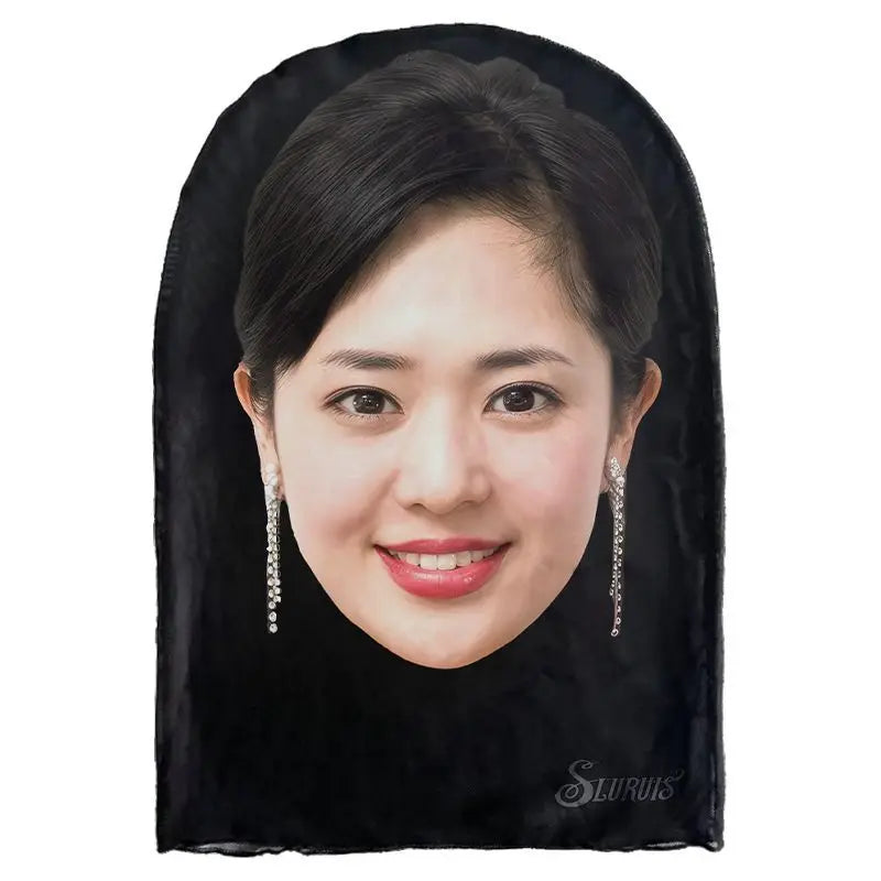 3D realistische japanische weibliche Star-Gesichtsmaske Neuheit Cosplay Kopfbedeckung Atmungsaktive Sturmhaube für Live-Stream Streichparty Halloween