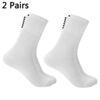2 Paar hochwertige Profi-Team-Radfahrsocken für Damen und Herren, atmungsaktive Fahrradsocken, Sportbekleidung für draußen, Rennsocken