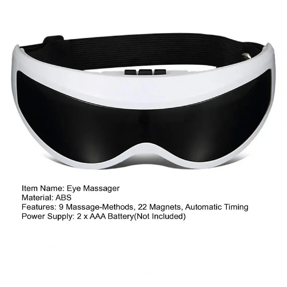 Elektrische Augenmassagegerät Maske Migräne Augen Verbesserung der Sehkraft Stirn Augenpflege Brille Massage Kabellose Vibration Gesundheitspflege