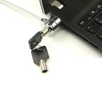 1 Satz Neues Notebook-PC-Schloss Sicherheitskette China Kabelkette mit Schlüssel Notebook-PC-Laptop-Kabelkette mit 2 Schlüsseln Brandneu ﻿