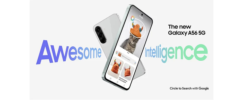 Samsung Galaxy A56 5G Smartphone 6,7 Zoll Super AMOLED Display 120Hz Bildwiederholfrequenz 50MP Rückkamera 5000mAh Akku 8GB 256GB