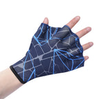 2x Schwimm-Handflossen Schwimmflossen Finger Schwimmhäute Damen Herren Paddel Wassersport Handschuhe fürs Schwimmtraining Schwimmhandschuhe