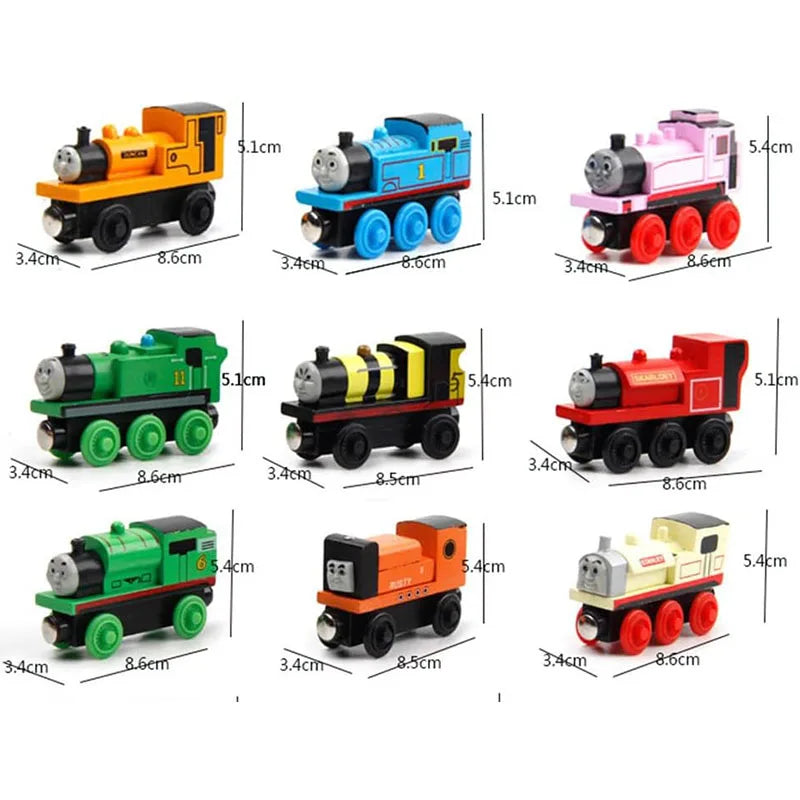 Thomas & Friends Holzeisenbahn Spielzeug Lady Percy Mike Rosie Edward Donald Gordon Emily Zug Waggons Geburtstag Weihnachten