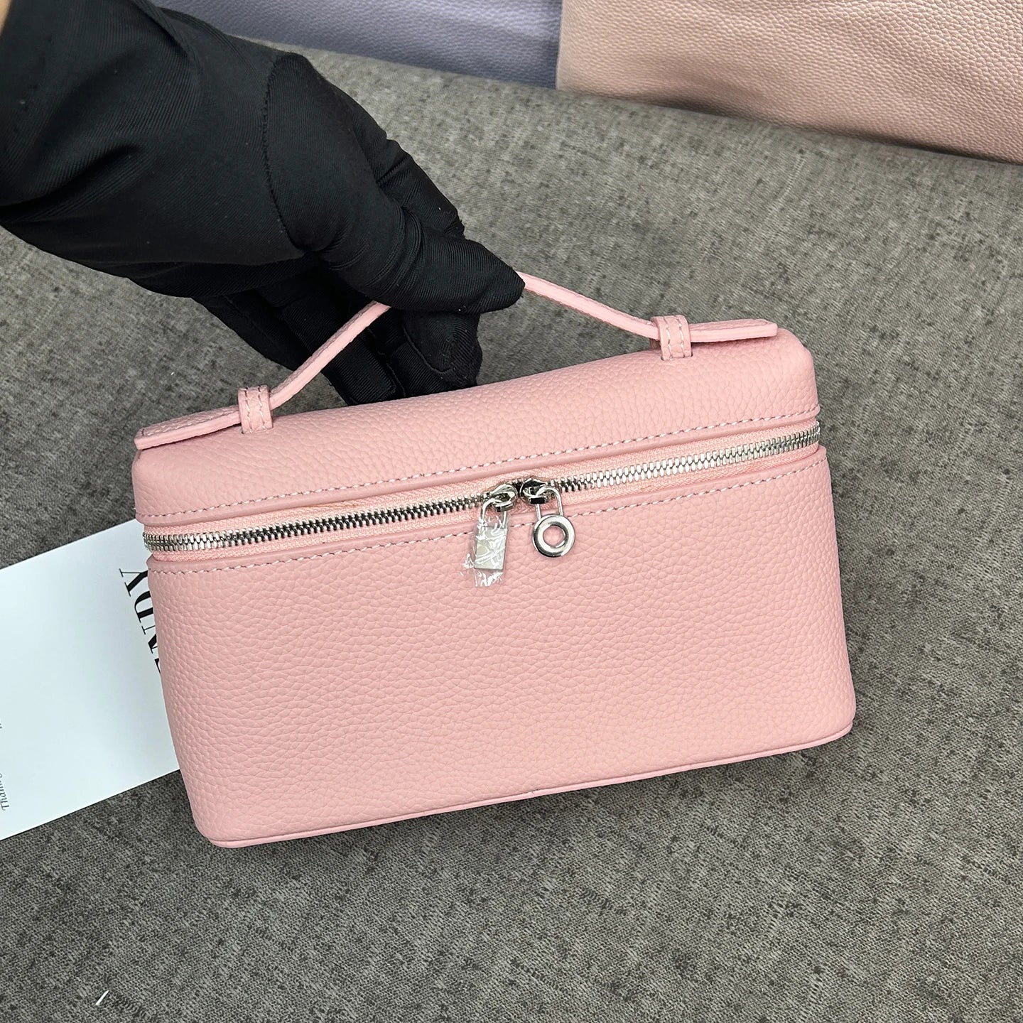 Neue Handtasche aus echtem Leder LP19 für Mobiltelefone für Damen. Exklusiv für Damen, mit luxuriösem Design und kompakter und exquisiter Optik. Hauptbild