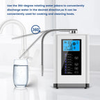 Alkalische Wassermaschine Ionisator PH Wassergerät Alkalischer Wasserspender 5 Platten Platinbeschichtung Alkalischer Wasserionisator
