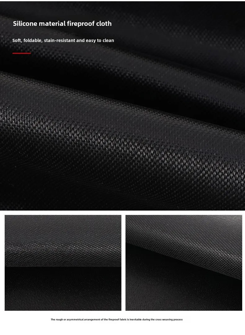 Neue Outdoor-Camping feuerfeste Matte Picknick Barbecue Isolationsmatte flammhemmend Hochtemperatur-Feuerdecke Fiberglasmatte
