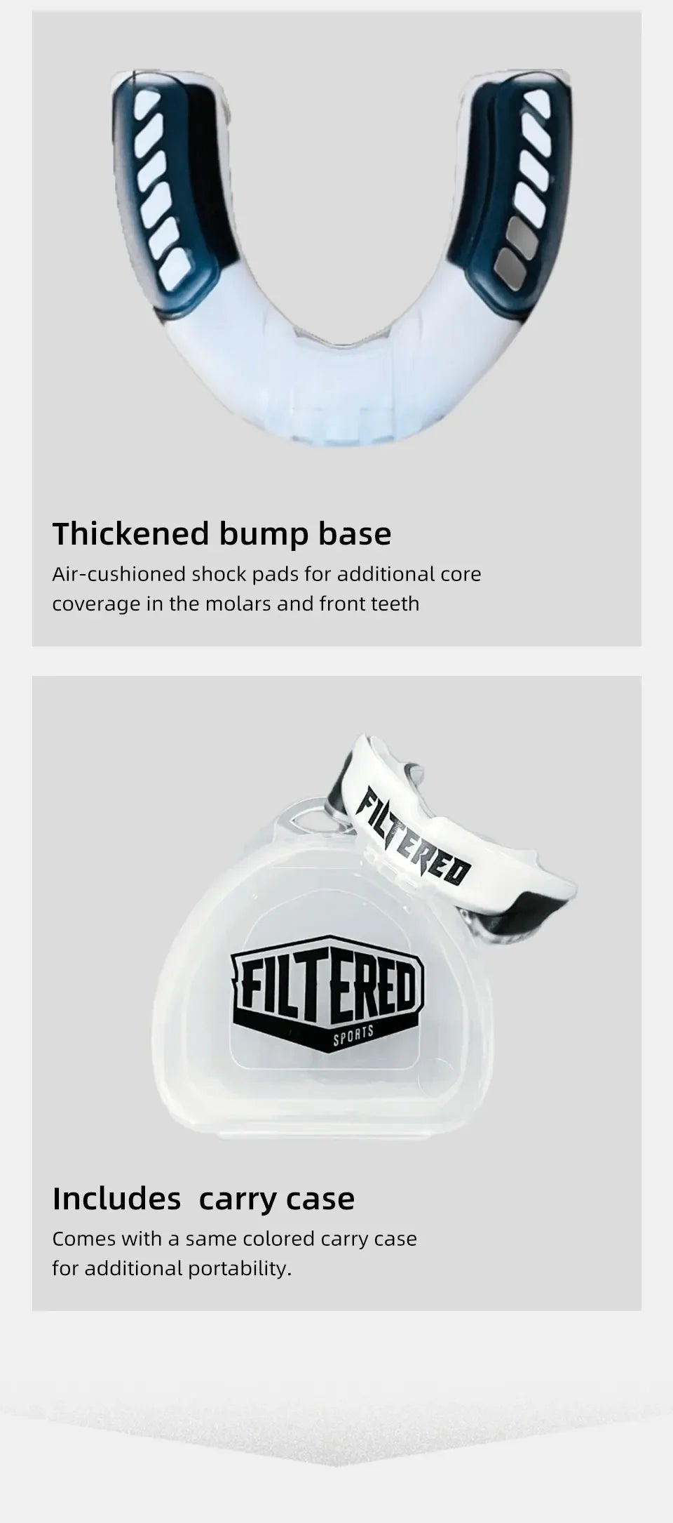 Gefilterter Sport-Mundschutz für Erwachsene, Muay Thai Boxen Zähne, Rugby Kampf, Trainingsschutz, MMA Zahnspange, Kampf-Mundschutz