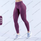 Damen High Waist Nahtlose Yoga Leggings Bauchkontrolle Po-Lifting Workout Hose Weiche Athletic Leggings für Fitnessstudio Fitness Laufen