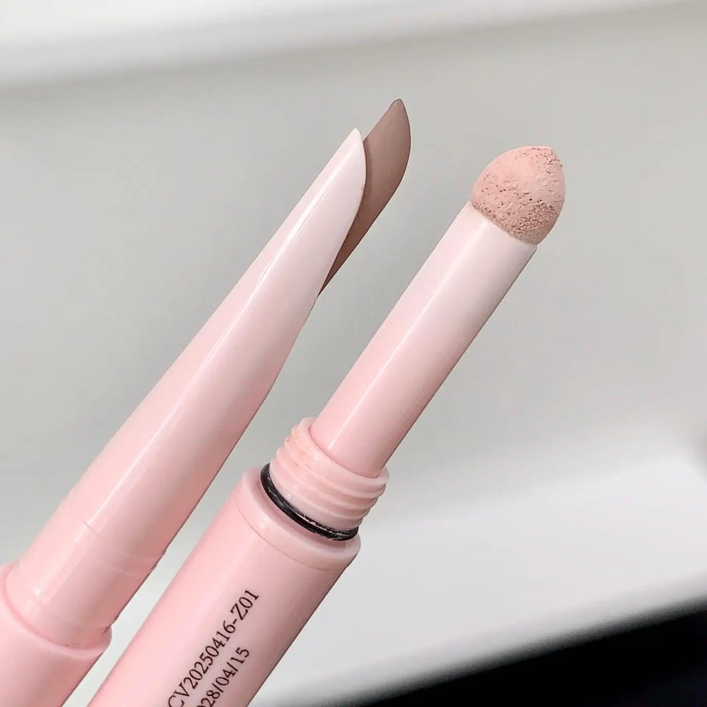 Doppelseitiger Lying Silkworm Eyeliner Pencil Diamond Glitter Matt Aegyosal Pen Aufhellende Creme-Lidschatten-Highlighter-Augen-Make-up