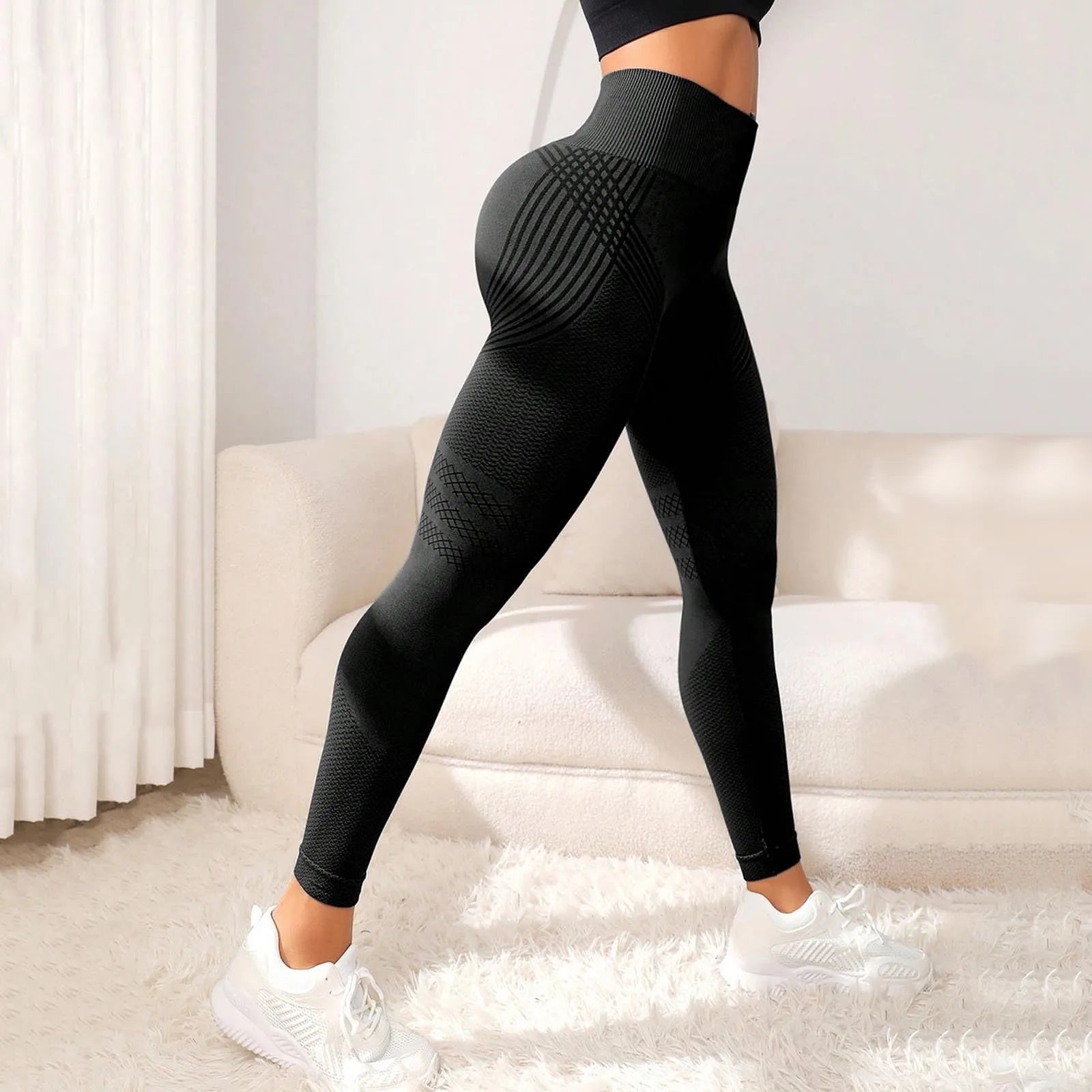 Damen-Workout-Leggings 3D Kompressionsleggings Cellulite-Reduzierende Leggings Damen High Waist Damenbekleidung Ausverkauf