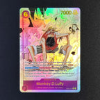 28 Stil DIY ONE PIECE CARD Game Luffy Sanji ACE Zoro Shanks Nami Teach Sabo Manga Alt Art SEC Englische Sammlung Anime Karten
