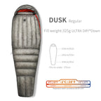 AEGISMAX Wind Hard Dusk Upgrade 7D Nylon DWR 800FP Ultra Dry Daune Pro Ultraleichter Schlafsack für Camping und Wandern für Damen und Herren