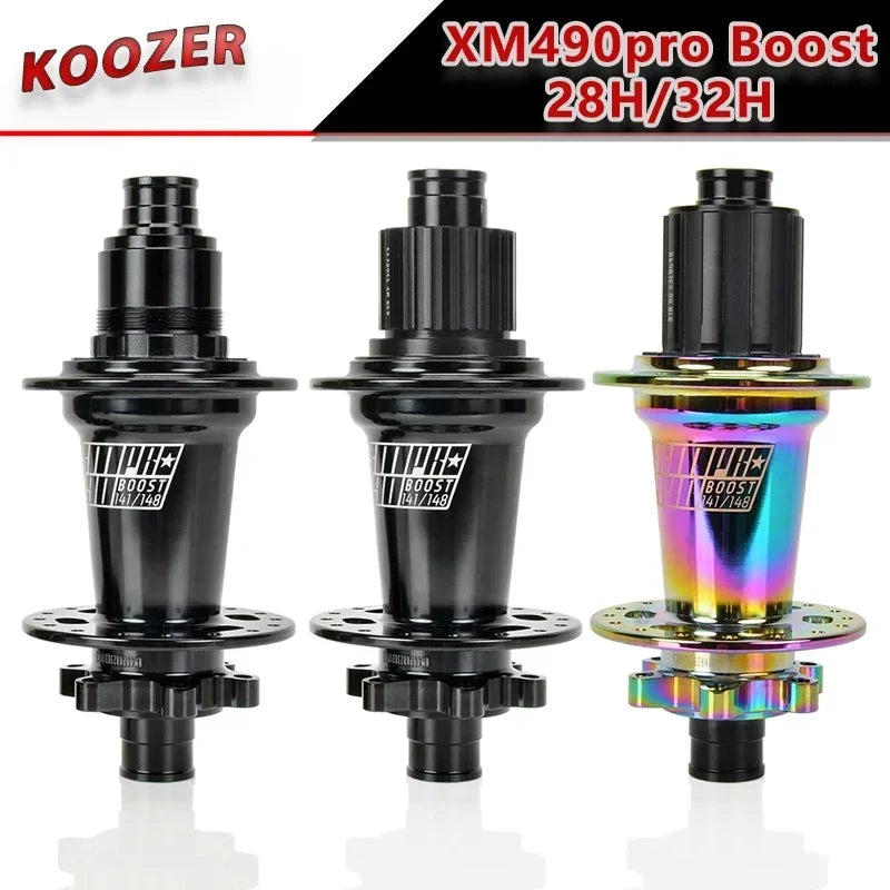 Koozer xm490 pro k7 cube Mtb hubs rear noisy hub boost 28 32 hole hub 5x141 QR 12x148mm THRU TA Bicycle Hubs HG XD MS 10 11 12s