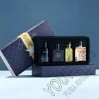 Luxusmarkenparfüm Herren Köln 100ml Parfums Homme Geschenkbox 4-teiliges Set Parfums Masculinos Natürlicher blumiger fruchtiger Duft Spray