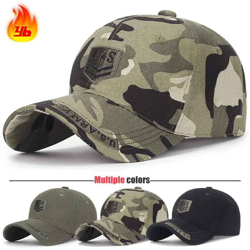 New Spring and Autumn Cotton Soft Top Hat Outdoor Leisure All-Match Sun Visor Baseball Cap Camouflage Duckbill Cap Hauptbild