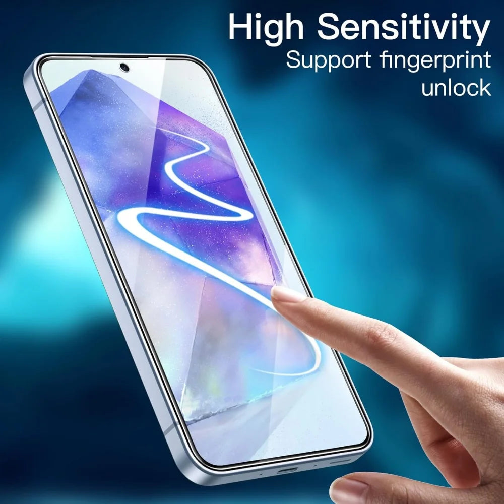 3 Stück HD Panzerglas für Samsung A17 A27 A37 A57 A16 A26 A36 A56 A55 A53 A54 A35 A25 A15 Displayschutzfolie Samsung Galaxy S26 S25 S24 Ultra Cristal Templado S24 FE S23 S22 S21 Plus