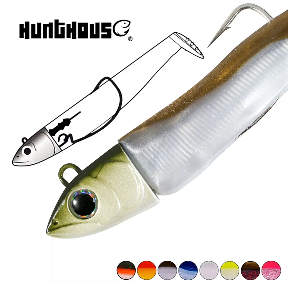 Hunthouse Barre T. Minnow 7g/12g/25g/40g/60g/90g/120g Easy Shiner Soft Fishing Lure Jig Bait Bass Pike Fishing Leurre Souple Hauptbild