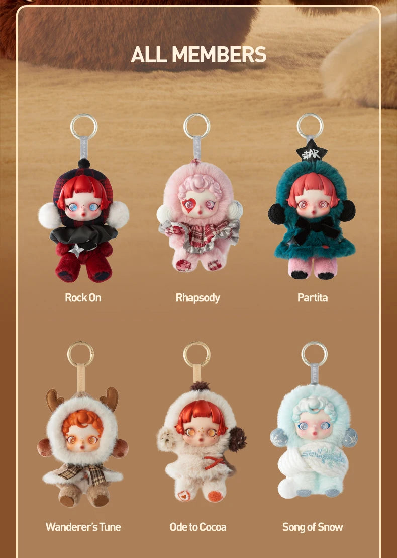 POP MART SKULLPANDA Winter Symphony Series Blind Box Mystery Box Guess Bag Spielzeug Puppe Süße Anime Figur Schreibtisch-Ornamente