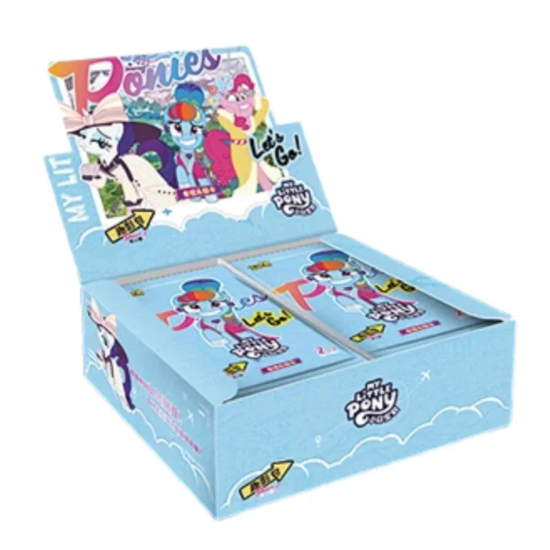 KAYOU Genuine My Little Pony Karte Freundschaft für immer Karten Star Pack Wunderschöne vergoldete Prinzessinnenkarten Sammelkarten Spielzeug Geschenke