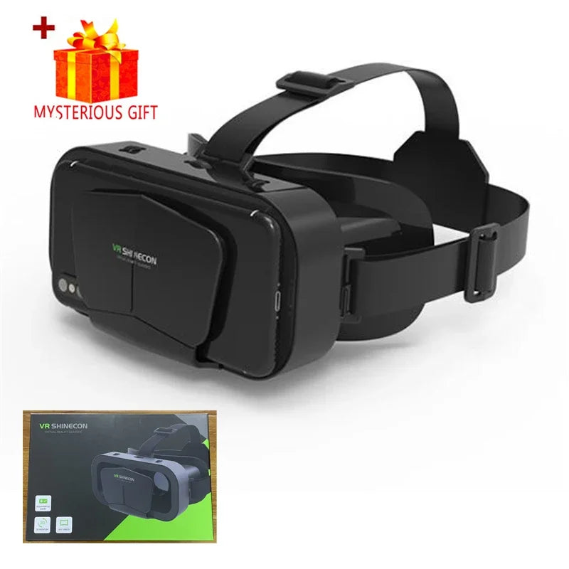 Shinecon 3D VR Brille Virtual Reality Viar Goggles Headset Geräte Smart Helm Linsen für Handy Mobil Smartphones Viewer