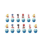 Sonic Geburtstagsparty Dekoration Spiel Igel Ballons Actionfigur Party Pappteller Handtuch Becher Tischdecke Spielzeug Kindergeschenke