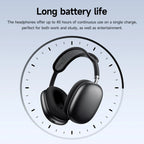 hoco Over-Ear Bluetooth 5.4 Kopfhörer Sport Kabellose Ohrhörer Headsets mit Mikrofon für Telefonate Stoff-Ohrpolster