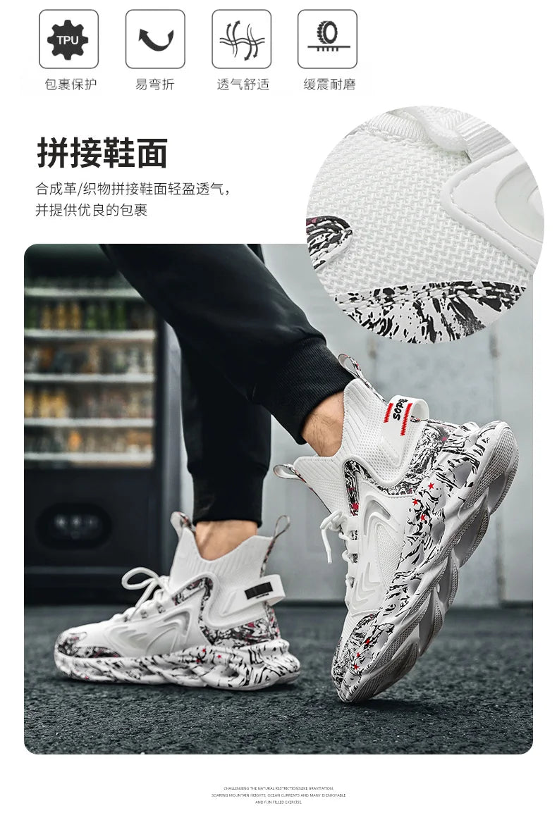 Herrenschuhe Sneaker Herren Tennisschuhe Luxusschuhe Herren Freizeitschuhe Trainer Laufschuhe Atmungsaktive Schuhe Mode Loafer Laufschuhe für Herren