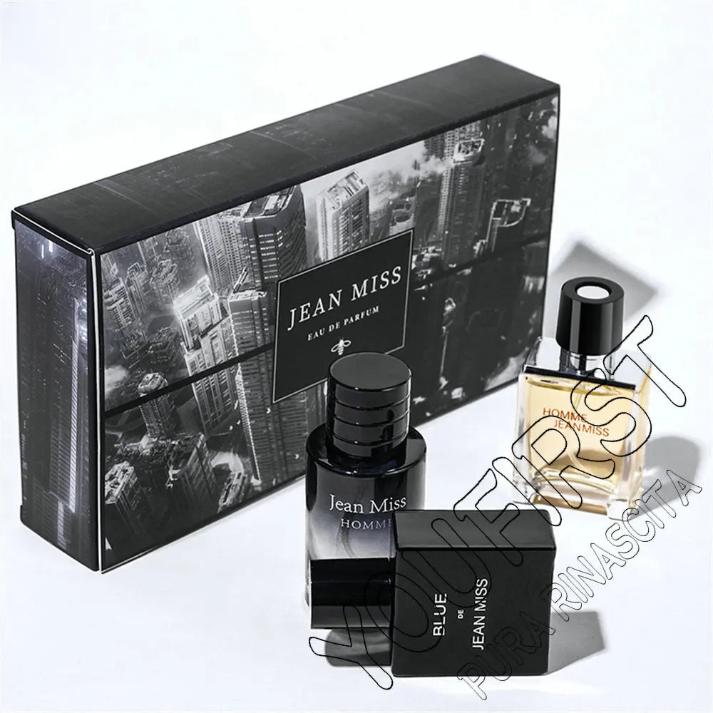 Hochwertiges Herrenparfum Hombre 90ml Geschenkbox 3er Set Colognes Duft Faszination Man Herrendüfte Maskulin Langanhaltend Parfum Herren
