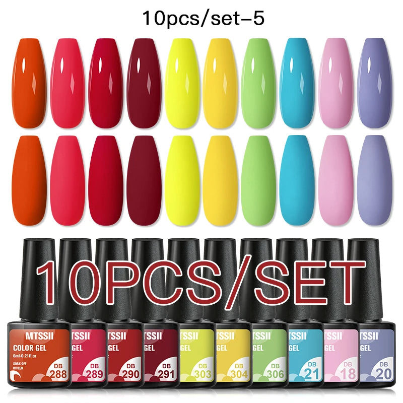 10/12PCS/SET Katze Magnetisches Gel Nagellack Set 9D Reflektierendes Glitzer Gel Halbpermanentes UV Gel Soak Off Funkelndes Nagelkunst Kits